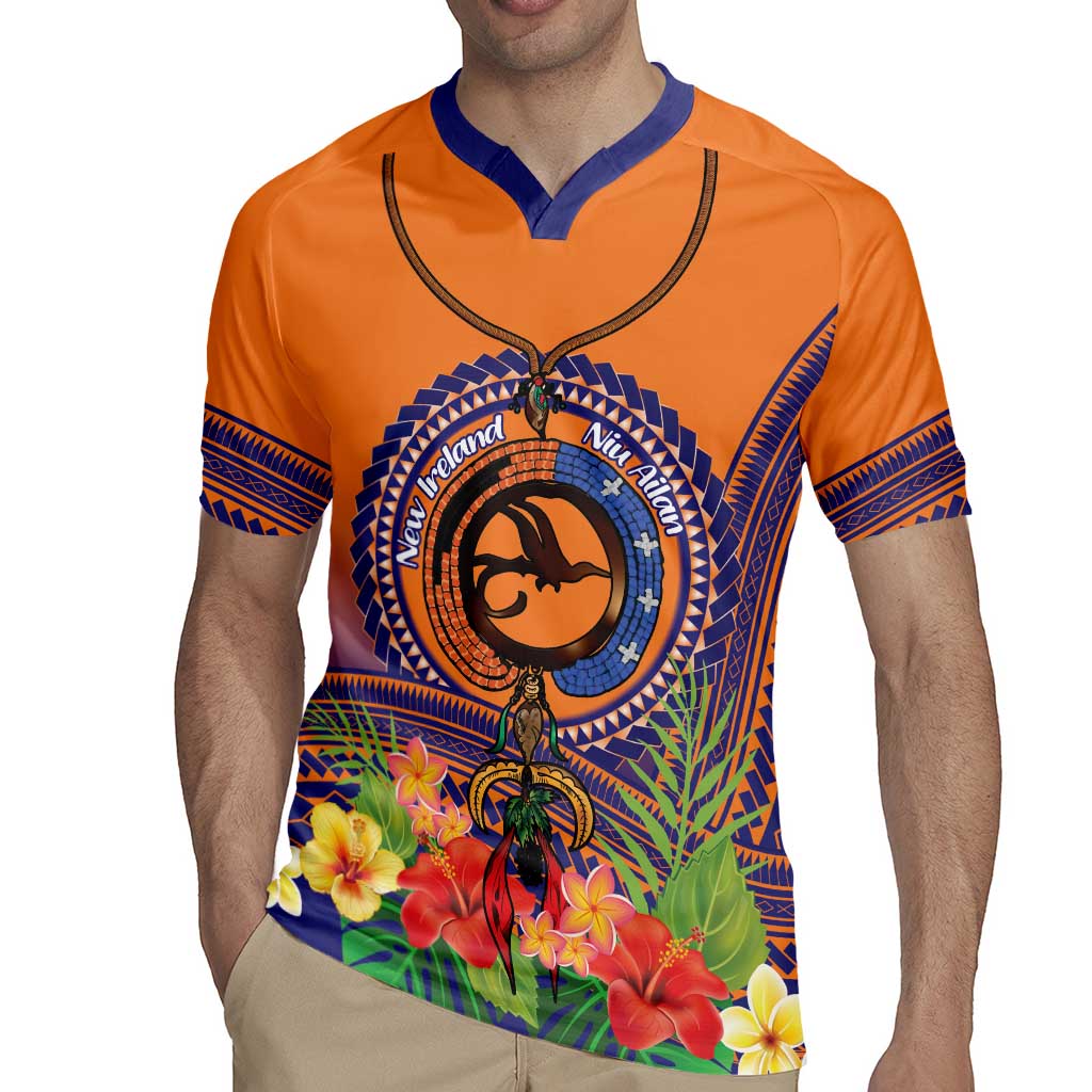 PNG New Ireland Province Rugby Jersey Niu Ailan Necklace Polynesian Tattoo - Polynesian Pride