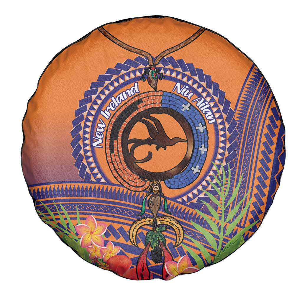 PNG New Ireland Province Spare Tire Cover Niu Ailan Necklace Polynesian Tattoo - Polynesian Pride