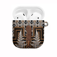 Wahaika New Zealand AirPods Case Maori Weapon Kowhaiwhai Fern Poutama Motifs