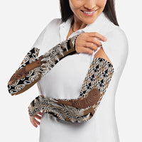 Wahaika New Zealand Arm Sleeves Maori Weapon Kowhaiwhai Fern Poutama Motifs