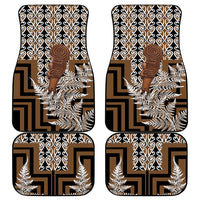 Wahaika New Zealand Car Mats Maori Weapon Kowhaiwhai Fern Poutama Motifs
