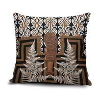 Wahaika New Zealand Pillow Cover Maori Weapon Kowhaiwhai Fern Poutama Motifs
