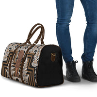Wahaika New Zealand Travel Bag Maori Weapon Kowhaiwhai Fern Poutama Motifs