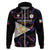 Philippines Football Hoodie 2023 World Cup Go Filipinas Feather Black Version LT14 - Polynesian Pride