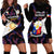 Philippines Football Hoodie Dress 2023 World Cup Go Filipinas Feather Black Version LT14 - Polynesian Pride