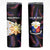 Custom Philippines Football Skinny Tumbler World Cup Go Filipinas Feather Black Version