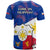 Philippines Football T Shirt 2023 World Cup Go Filipinas Feather Flag Version LT14 - Polynesian Pride