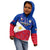 Custom Philippines Football Kid Hoodie 2023 World Cup Go Filipinas Feather Flag Version LT14 - Polynesian Pride