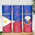 Custom Philippines Football Skinny Tumbler World Cup Go Filipinas Feather Flag Version