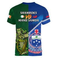 samoa-and-ireland-rugby-women-v-neck-t-shirt-2023-world-cup-manu-samoa-with-shamrocks