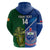 Custom Samoa And Ireland Rugby Hoodie 2023 World Cup Manu Samoa With Shamrocks LT14 - Polynesian Pride