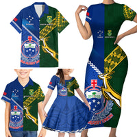 custom-samoa-and-south-africa-rugby-family-matching-short-sleeve-bodycon-dress-and-hawaiian-shirt-2023-world-cup-manu-samoa-with-springboks