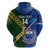 Custom Samoa And South Africa Rugby Hoodie 2023 World Cup Manu Samoa With Springboks LT14 - Polynesian Pride