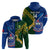 Custom Samoa And South Africa Rugby Hoodie 2023 World Cup Manu Samoa With Springboks LT14 - Polynesian Pride