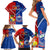 Samoa And Tonga Rugby Family Matching Short Sleeve Bodycon Dress and Hawaiian Shirt 2023 World Cup Manu Samoa With Ikale Tahi LT14 - Polynesian Pride