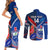 custom-samoa-and-france-rugby-couples-matching-short-sleeve-bodycon-dress-and-long-sleeve-button-shirts-2023-world-cup-manu-samoa-with-les-bleus