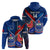 Custom Samoa And France Rugby Hoodie 2023 World Cup Manu Samoa With Les Bleus LT14 - Polynesian Pride