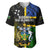 South Sea Islanders Baseball Jersey Kanakas With Solomon Islands Coat Of Arms LT14 Black - Polynesian Pride