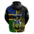 Personalised South Sea Islanders Hoodie Kanakas With Solomon Islands Coat Of Arms LT14 - Polynesian Pride