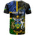 Personalised South Sea Islanders T Shirt Kanakas With Solomon Islands Coat Of Arms LT14 - Polynesian Pride