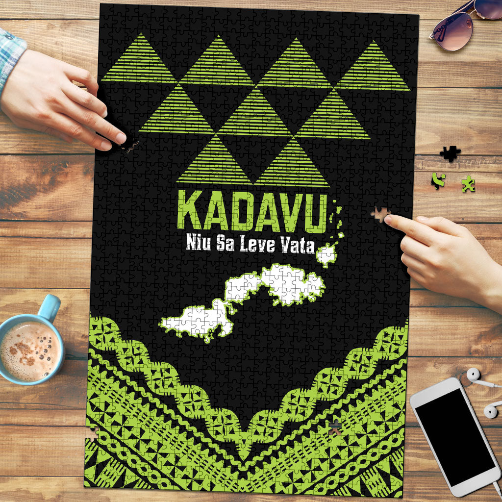 Kadavu Fiji 2026 Rugby Puzzle Niu Sa Leve Vata Fijian Tapa Pattern