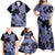 Purple Hawaii Family Matching Off Shoulder Maxi Dress and Hawaiian Shirt Tapa Cloth Mix Tropical Flowers Pastel Vibes LT14 - Polynesian Pride