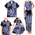 Purple Hawaii Family Matching Tank Maxi Dress and Hawaiian Shirt Tapa Cloth Mix Tropical Flowers Pastel Vibes LT14 - Polynesian Pride