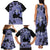 Purple Hawaii Family Matching Tank Maxi Dress and Hawaiian Shirt Tapa Cloth Mix Tropical Flowers Pastel Vibes LT14 - Polynesian Pride