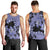 Purple Hawaii Men Tank Top Tapa Cloth Mix Tropical Flowers Pastel Vibes LT14 - Polynesian Pride