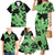 Green Hawaii Family Matching Mermaid Dress and Hawaiian Shirt Tapa Cloth Mix Tropical Flowers Pastel Vibes LT14 - Polynesian Pride