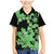 Green Hawaii Family Matching Mermaid Dress and Hawaiian Shirt Tapa Cloth Mix Tropical Flowers Pastel Vibes LT14 Son's Shirt Green - Polynesian Pride