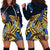 Polynesia Fabric Hoodie Dress Polynesian Tribal With Frangipani Flowers LT14 - Polynesian Pride