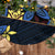 Polynesia Fabric Tree Skirt Polynesian Tribal With Frangipani Flowers LT14 - Polynesian Pride