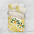 Gold And White Polynesia Plumeria Bedding Set Curves Tropical Vibes