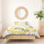 Gold And White Polynesia Plumeria Bedding Set Curves Tropical Vibes