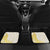 Gold And White Polynesia Plumeria Car Mats Curves Tropical Vibes