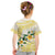 Gold And White Polynesia Plumeria Kid T Shirt Curves Tropical Vibes