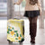 Gold And White Polynesia Plumeria Luggage Cover Curves Tropical Vibes