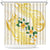 Gold And White Polynesia Plumeria Shower Curtain Curves Tropical Vibes