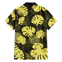 Yellow Hawaii Kukui Nut Lei Family Matching Puletasi and Hawaiian Shirt Hawaiian Pattern Monstera Tropical Vibes - Polynesian Pride