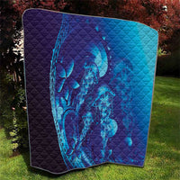 Purple Paradise Polynesia Jellyfish Quilt Plumeria Polynesian Tattoo Glowing Vibes