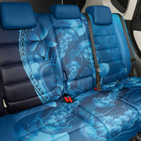Blue Gradient Polynesia Jellyfish Back Car Seat Cover Plumeria Polynesian Tattoo Glowing Vibes LT14 - Polynesian Pride