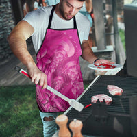 Pink Gradient Polynesia Jellyfish Apron Plumeria Polynesian Tattoo Glowing Vibes LT14 - Polynesian Pride