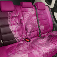 Pink Gradient Polynesia Jellyfish Back Car Seat Cover Plumeria Polynesian Tattoo Glowing Vibes LT14 - Polynesian Pride