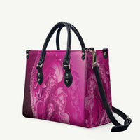 Pink Gradient Polynesia Jellyfish Leather Bag Plumeria Polynesian Tattoo Glowing Vibes LT14 Pink - Polynesian Pride