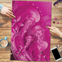 Pink Gradient Polynesia Jellyfish Puzzle Plumeria Polynesian Tattoo Glowing Vibes LT14 Pink - Polynesian Pride