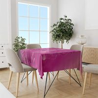 Pink Gradient Polynesia Jellyfish Tablecloth Plumeria Polynesian Tattoo Glowing Vibes LT14 - Polynesian Pride