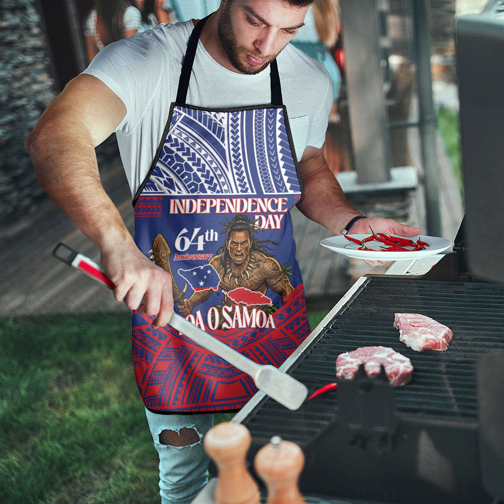Samoa Independence Day Apron 64th Anniversary Toa O Samoa LT14 - Polynesian Pride