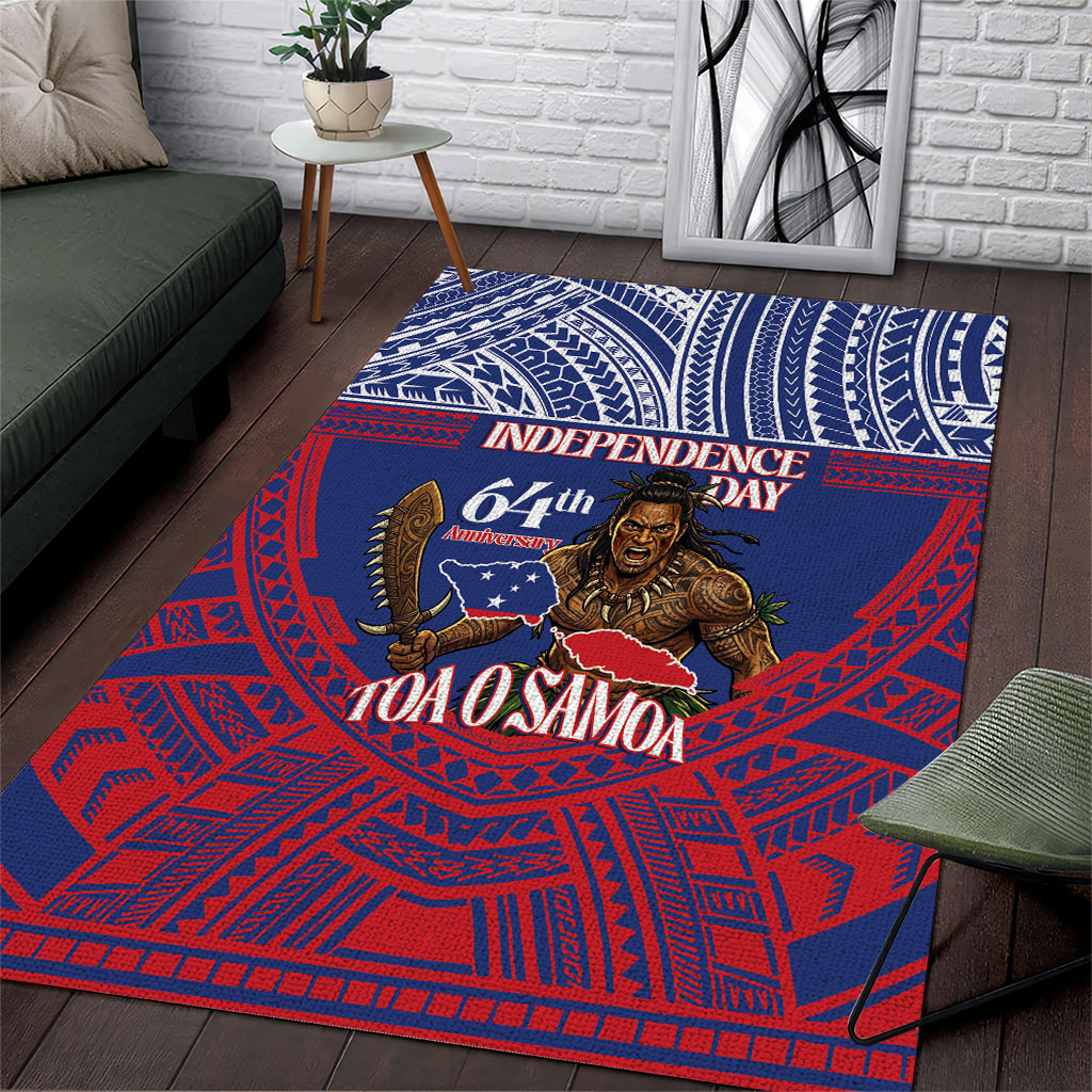 Samoa Independence Day Area Rug 64th Anniversary Toa O Samoa