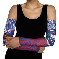 Personalised Samoa Independence Day Arm Sleeves 64th Anniversary Toa O Samoa LT14 - Polynesian Pride